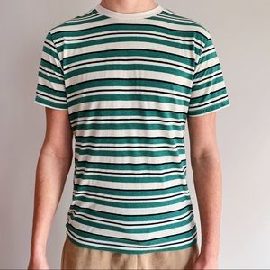 Men’s Green, Black, and Green striped T-Shirt